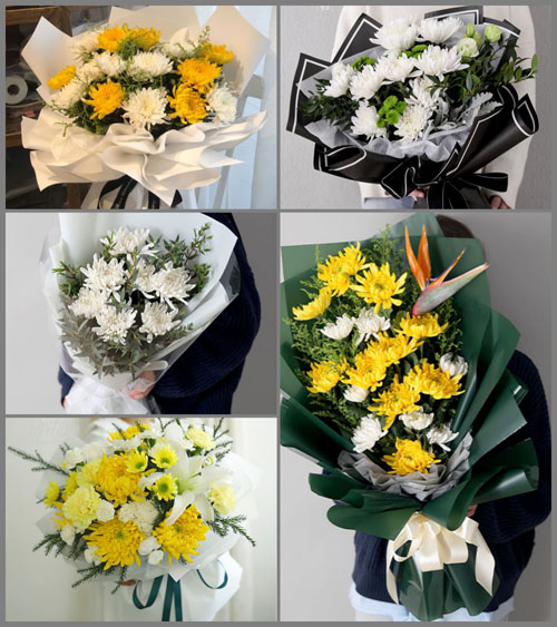 广东汕头市澄海区东里镇观一村白事花束代送